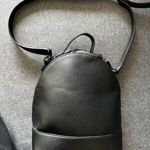 Pixie Mood Black Belt Bag with Structured Design